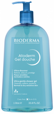 BIODERMA tootepilt, Atoderm Gel douche 1L, shower gel for dry skin