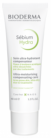 BIODERMA tootepilt, Sebium Hydra 40ml, rehydrating care foir oily skin