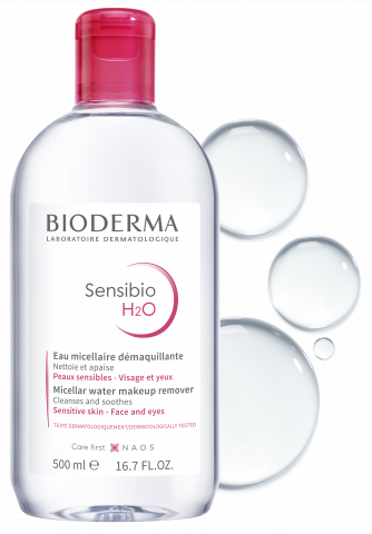 BIODERMA tootepilt, Sensibio H2O 500ml, Micellar water for sensitive skin