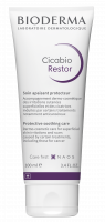 BIODERMA product photo, Cicabio Restor T100ml, protective soothing care for weakened skin by cancer treatments